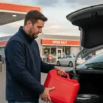 ¿Puedo llevar gasolina en mi coche?