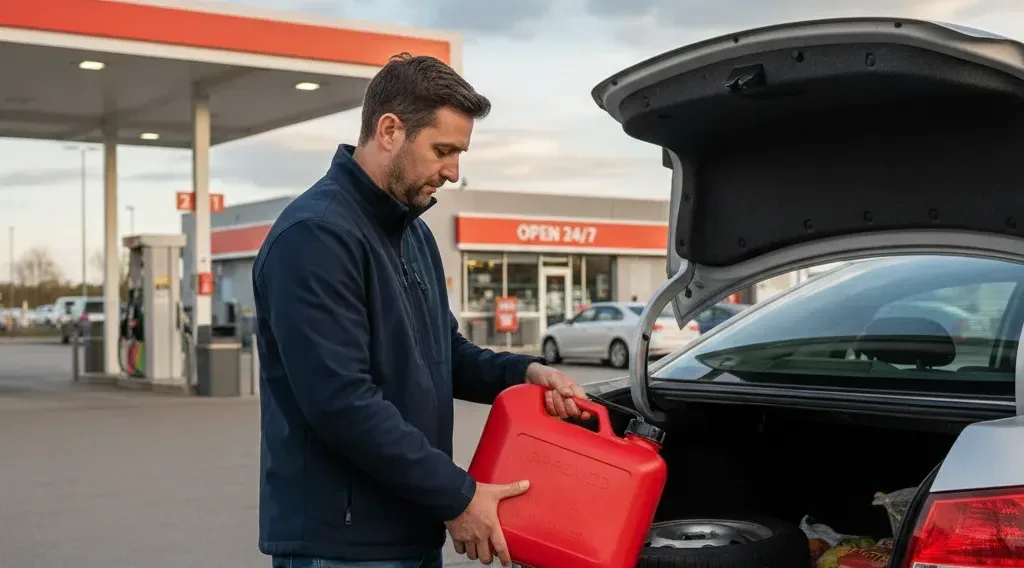 Gasolina en el coche